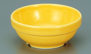 Side Dish Bowl Yellow Hollyhock 3-go