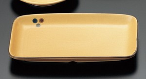 葵　19611−16　黄瀬戸　角皿