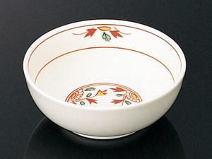 葵　59441−17　赤絵　丸鉢