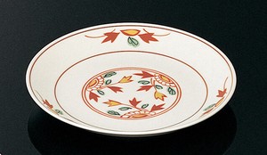 葵　59501−17　赤絵　丸皿