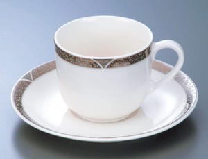 葵　7970C−38　プラチナライン　コーヒーカップ