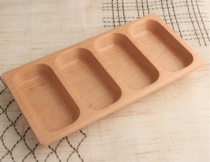 彩を添える器として【新商品・おすすめ】wooden/4点スクウェア皿