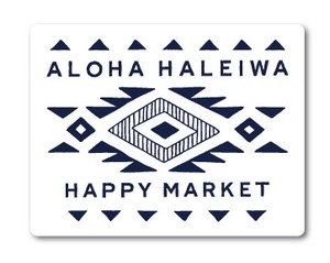 ハレイワハッピーマーケット ステッカー ALOHA SPIRIT HHM030 おしゃれ ハワイ 【新商品】