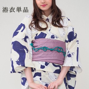 Kimono/Yukata single item Cat Ladies'
