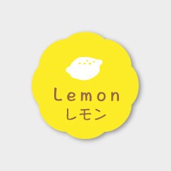 Sweets Flavor Sticker Lemon