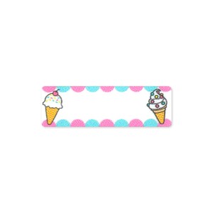 Patch/Applique Ice Cream Sticker Series M