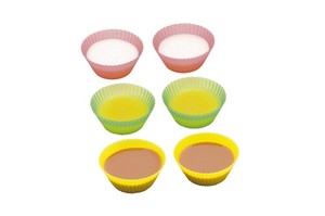 Cup Silicon 3-pcs Set of 6