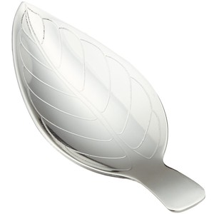 NAGAO 18-8 stainless steel tea measure spoon leaf drop