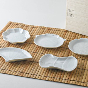【箱入りギフトセット】深山 楽 gaku 取り皿小皿五枚組[日本製/美濃焼/和食器]