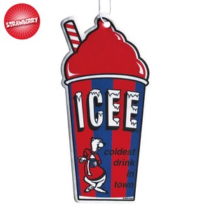 AIRFRESHENER【ICEE CUP RED】STRAWBERRYの香り エアーフレッシュナー アメリカン雑貨