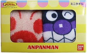 【アンパンマンプチギフト】アンパンマン レッド・ばいきんまん チーム＜ミニタオル＞