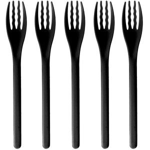 Fork black 5-pcs set