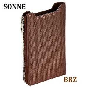 Bifold Wallet Leather Chip Genuine Leather Men's