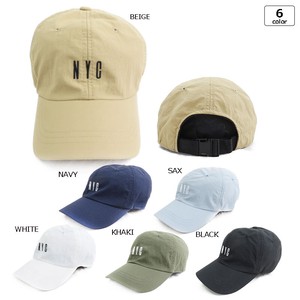 Cap Nylon Water-Repellent Embroidered