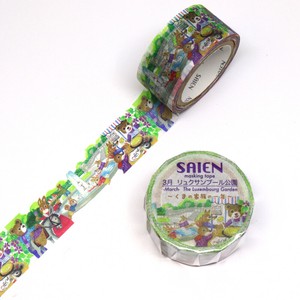 Masking tape Bear family year The Luxembourg Garden  TR4003 20mm×7m