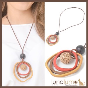 Necklace Pendant Long Necklace Wood Wood Ball Natural Material Casual
