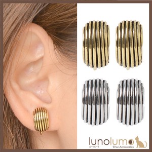 Clip-On Earrings Earrings sliver Stripe Casual Ladies Simple