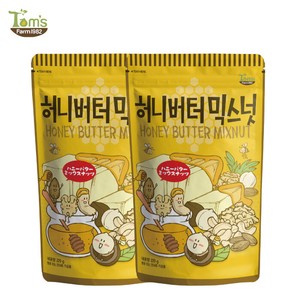 【2個セット】ハニーバターミックスナッツ 韓国 220g Tom's farm