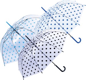 雨伞 圆点 透明 58cm