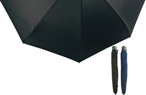 紳士折りたたみ傘　無地　軽量　60cm2段中棒