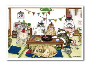 世にも不思議な猫世界 L版絹目生写真 猫の日 RAW020 KORIRI グッズ 猫 イラスト 【新商品】