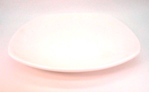 ホワイト　四角皿WH330
