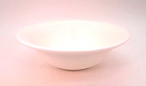 ホワイト　クープ皿WH354