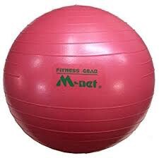 フィットネスボール ストレッチボ−ル バランスボール　ヨガボール　45cm　ピンク
