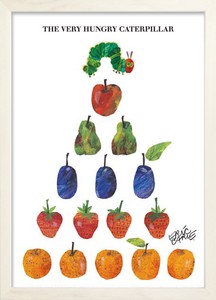 エリック・カール  Eric Carle Fruits Pyramid(WhiteFrame)