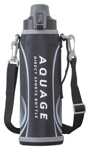 【保冷専用】AQUAGE アクア—ジュ 軽量 ダイレクトスポーツボトル1.5L ポーチ付　ADBT-1501