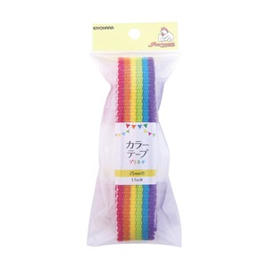 PLUS Handicraft Material Tape Rainbow M