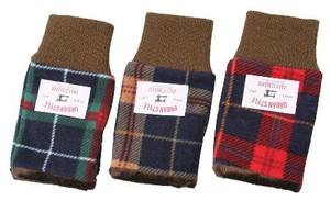 Gloves Check Fleece 3-colors