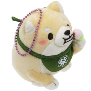 "Mochishiba" Shiba Inu Dog Mini Plush Toy Ball Chain Kinako