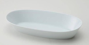 Mino ware Main Dish Bowl Miyama 9-sun 28 x 14cm Made in Japan