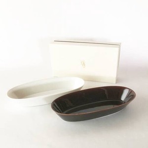 Mino ware Main Dish Bowl M Miyama 8-sun Made in Japan