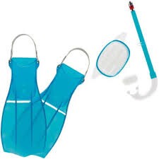 Water Sports Item Blue Set of 3