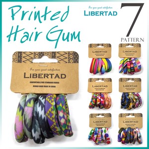 Repeating Pattern Print Hair Elastic Petit Pla Border Dot Colorful Ladies Fancy Goods