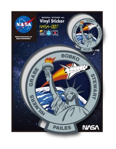 NASAステッカー ロゴ エンブレム 宇宙 スペースシャトル NASA007 グッズ 2020新作