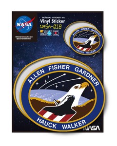 NASAステッカー ロゴ エンブレム 宇宙 スペースシャトル NASA018 グッズ 2020新作