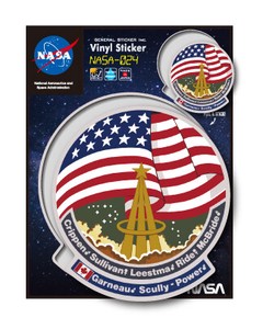 NASAステッカー ロゴ エンブレム 宇宙 スペースシャトル NASA024 グッズ 2020新作
