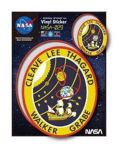 NASAステッカー ロゴ エンブレム 宇宙 スペースシャトル NASA029 グッズ 2020新作
