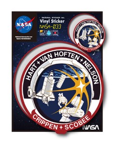 NASAステッカー ロゴ エンブレム 宇宙 スペースシャトル NASA033 グッズ 2020新作