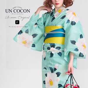 Kimono/Yukata White Retro Ladies Polka Dot