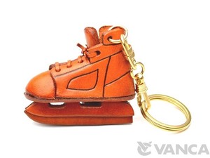 Skate Shoe Genuine Leather Solid Key Ring Story Made in Japan Handmade