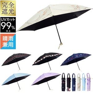 【2020新作】［55cm］晴雨兼用 折りたたみ傘 完全遮光 UVカット率99.9% 婦人 レディース 花柄 トロピカル