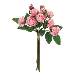 【セール品】MAGIQ　マリスローズブーケ　ピンク　　造花　花束