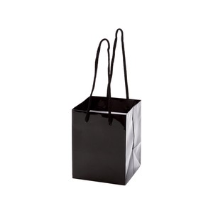【セール品】エクセレントS　黒　10枚入　紙袋　フラワーアレンジメント　手提げ袋　店舗用資材