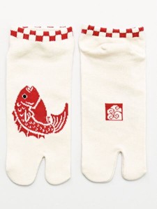 Ankle Socks Sea Bream 23 ~ 25cm Made in Japan