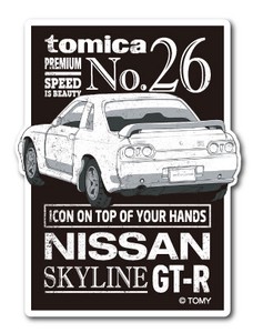 大人トミカステッカー nissan skyline gtr トミカ TOMICA 車 Mサイズ LCS851 2020新作