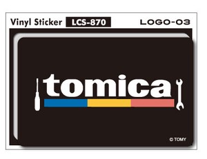 大人トミカステッカー tomica logo03 トミカ ロゴ TOMICA 車 Sサイズ LCS870 2020新作
